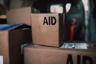 Police PR division buys quake relief logistics from local shops in Ruteng
