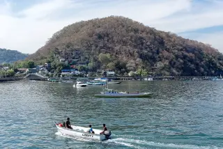 Archive photo: Boats off the coast of Labuan Bajo.