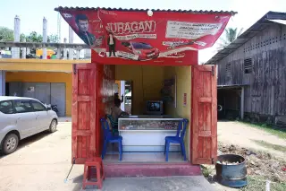 Archive photo: A SIM card kiosk in Labuan Bajo.