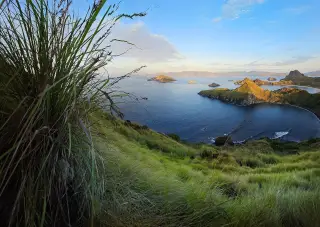 Illustration: View of Padar Island, East Nusa Tenggara.
