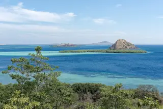 Archive photo: view of Rinca Island, East Nusa Tenggara.