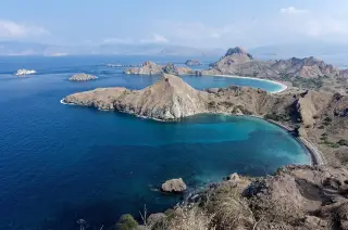 Illustration: View of Padar Island, East Nusa Tenggara.