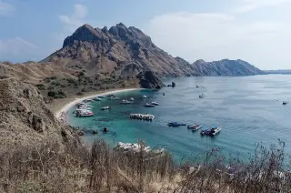 Illustration: View of Padar Island, East Nusa Tenggara.