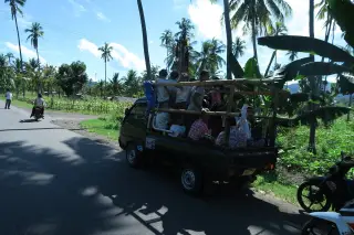 Archive photo: 20160403092429 - Christian procession near Maumere.