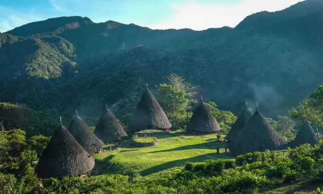 Wae Rebo offers a highland cultural stop beyond Labuan Bajo